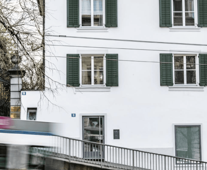 The Hauser & Wirth Collection Services private office is at the historic centre of Zurich